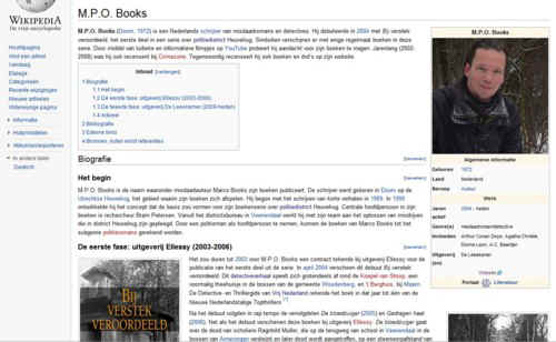 M.P.O. Books op Wikipedia